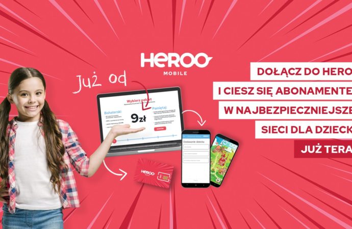 Na polskim rynku pojawił się operator komórkowy dla dzieci – Heroo Mobile