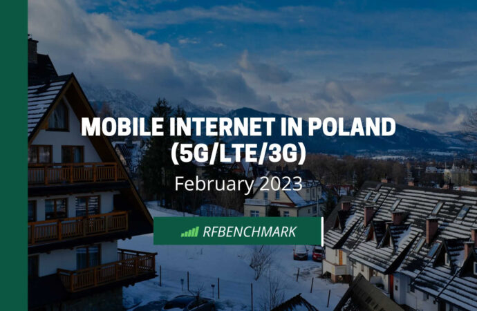 Mobile Internet in Poland 5G/LTE/3G (February 2023)