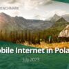 Mobile Internet in Poland 5G/LTE (July 2023)