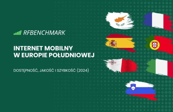 Internet mobilny w Europie Południowej oraz basenie Morza Śródziemnego