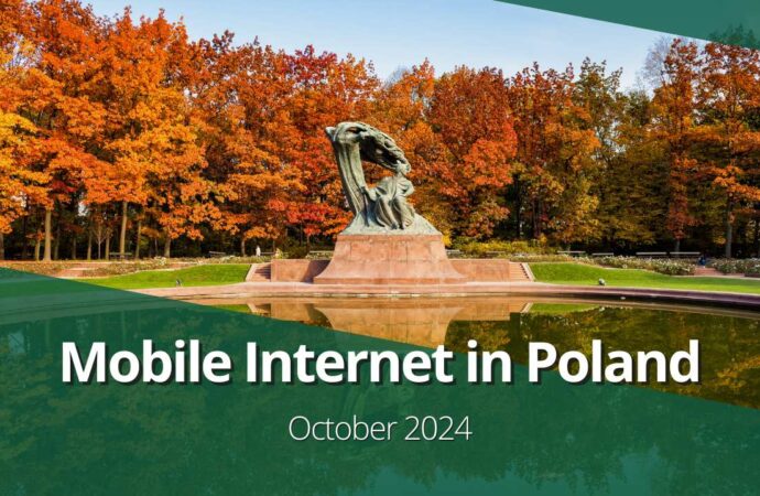 Poland’s mobile internet speeds up before the end of the year (October 2024)