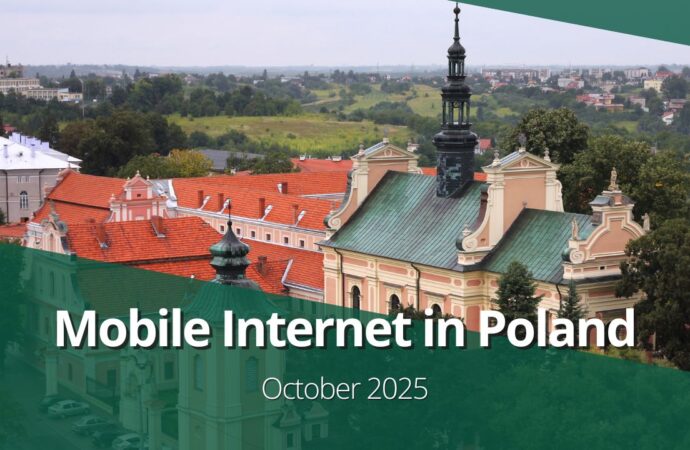 Mobile Internet in Poland (October 2025)