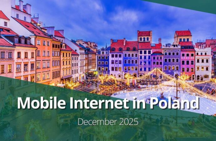 Mobile Internet in Poland (December 2025)