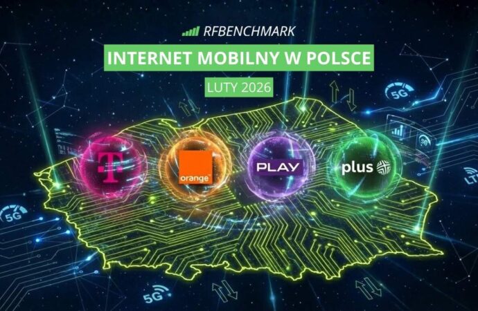 Ranking Internetu mobilnego w Polsce – Luty 2026